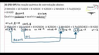 Como saber qual substância é oxidante e redutor [upl. by Olia121]