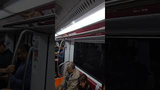 Train ride from Repubblica to Ottaviano Train Station Rome Italy train rome italy vatican metro [upl. by Skelly]