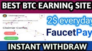 Bitcoin Earning SiteHow to Earn Bitcoins Fast and Easy Free Bitcoin Instant Withdrawal [upl. by Eltrym339]