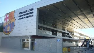 FC BARCELONAS TRAINING CENTER quotJoan Gamperquot [upl. by Olracnaig816]