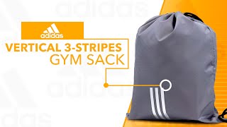 The Adidas Vertical 3 Stripe Gym Sack  A420 [upl. by Leontina]