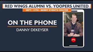 Red Wings Alum Danny Dekeyser talks Yoopers United vs Red Wings Alumni Game [upl. by Amargo972]