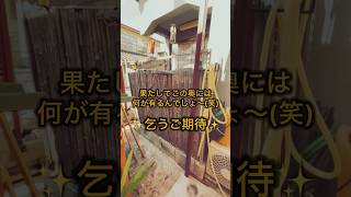 小屋の横の塀をDIYで扉を付けてその奥には。 [upl. by Ayom]