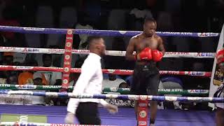 Benjamin Lamptey laboured but stops elix Paa Azu Crabbe in R5 [upl. by Sorenson971]