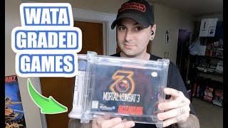 WATA GRADED GAMES UNBOXING  Live Video Game Collecting [upl. by Tremain960]