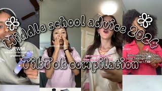 Middle school advice and tips 2024 TikTok compilation [upl. by Dent]