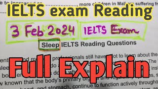 ielts reading tips amp tricks  3 February 2024 ieltsexam Reading answers  ielts9 reading practice [upl. by Conias]