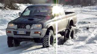 Mitsubishi L200 amp the snow [upl. by Eveneg]