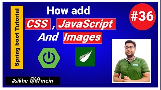 How to add CSS  Javascript and Image in Spring Boot Project Thymeleaf  Spring Boot Tutorial [upl. by Nashner51]