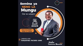 MWL CHRISTOPHER MWAKASEGE SEMINA YA NENO LA MUNGU DAR ES SALAAM  Day 2 Tar 932023 [upl. by Fantasia195]