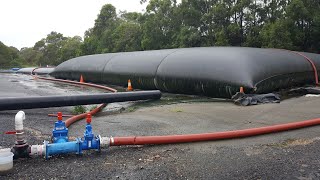 Geotube dewatering system [upl. by Llerat258]