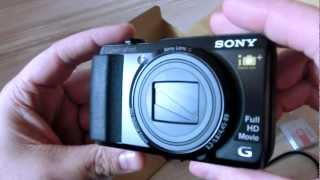 Unboxing Digitalkamera Sony DSCHX20V [upl. by Margette]