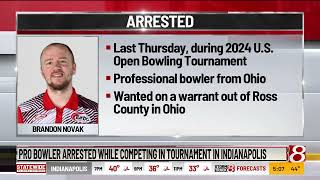 Pro bowler arrested while competing in tournament in Indianapolis [upl. by Hako]