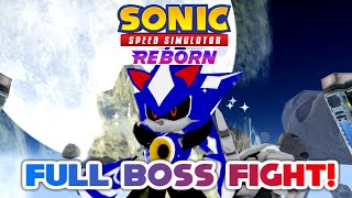 NEW NEO METAL SONIC BOSS FIGHT IN SONIC SPEED SIMULATOR FULL FIGHT [upl. by Erline]