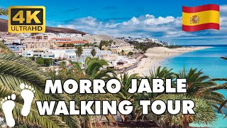 MORRO JABLE  Fuerteventura Canary Islands Spain  Walking Tour 4K [upl. by Molohs147]