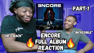 EMINEM ENCORE FULL REACTION PART 1 BEST ALBUM [upl. by Arracahs]