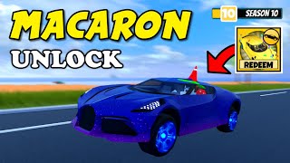 GETTING Level 10 MACARON and it is Roblox Jailbreak [upl. by Nerrad]