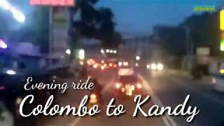 Colombo City to Kandy evening ride by road time lapse photography I goltoonews [upl. by Halbeib]