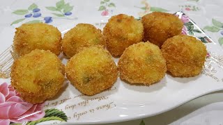 Cara Membuat Bola Bola Makeroni Yang Gurih Dan Yummi Yummi [upl. by Stefano]