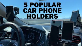 5 Cheap Car Phone Holders Compared and Tested 2022 [upl. by Nomar]