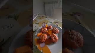 Preparazione polpette di carne al sapore di zucca [upl. by Lleinad714]