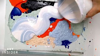 Artist Creates Tabletops with Colorful Terrazzo Chips [upl. by Nedlog153]