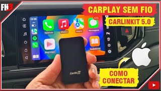 CARPLAY SEM FIO COMO CONECTAR CARLINKIT 50 2AIR [upl. by Chloe]