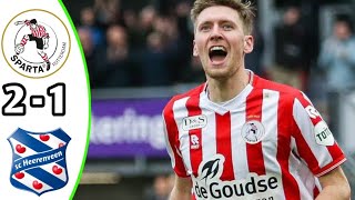 Sparta Rotterdam vs SC Heerenveen 00 Highlights  Eredivisie 2024 Efootball Game Play [upl. by Leonor]