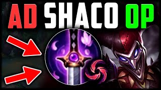 AD SHACO META IS HERE  How to Play Shaco Jungle amp Carry Low Elo Season 14  League of Legends [upl. by Lippold]