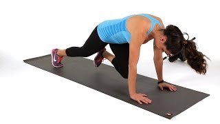 How to Do a Mountain Climber Plank  Abs Workout [upl. by Sihunn]