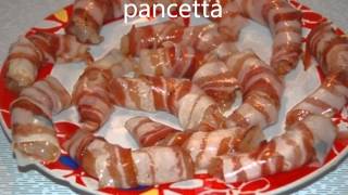 Canapè di gamberi e pancetta videoricetta [upl. by Nahtonoj]