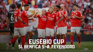 ResumoHighlights  Eusébio Cup SL Benfica 50 Feyenoord [upl. by Igic]