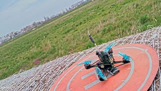 Tiny FPV quad flying  bales [upl. by Shanahan]