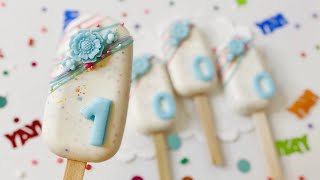 Cakesicles 101  The easiest cakesicles weve ever made  Thank you for 1000 subscribers [upl. by Ariayek]