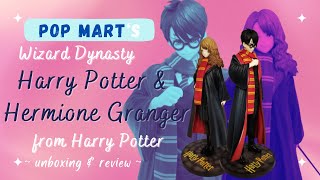 HARRY POTTER Anime Figures 😱 Pop Marts Wizard Dynasty Harry Potter amp Hermione Granger [upl. by Brahear]