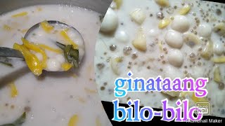 Recipe ng ginataang bilo bilo or Pinaltok [upl. by Worthington818]