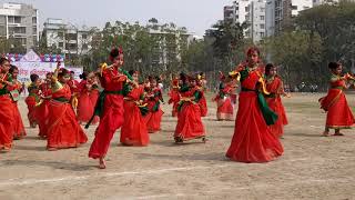 প্রতিদিন তোমায় দেখি সূর্যের আগে আমার মেয়ের দলীয় নাচ [upl. by Ecirtnuahs]