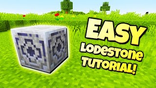 How To Make LODESTONE In Minecraft SUPER QUICK MINECRAFT TUTORIAL [upl. by Gnut642]