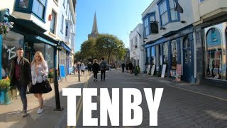 Tenby  Pembrokeshire  Wales  4K Virtual Walk  September 2020  Part 2 [upl. by Ednew]