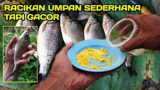 Cara Meracik Umpan Sederhana tapi jitu Untuk Mancing ikan Nilem Wader dll LM32 [upl. by Retrop]