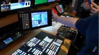 Sony MVS 6520 Vision Mixer at IBC 2012 [upl. by Enelak]