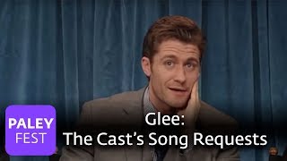 Glee  Song Requests from the Cast and the Story Behind Brad [upl. by Ymeon]