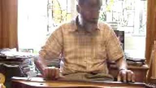 Nigel Pennick playing Mountain Dulcimer  Rosin the Beau [upl. by Chaing175]