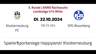 U14 LL Klosterneuburg  SPG Bisamberg [upl. by Nahshunn]