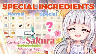 HOW TO OBTAIN SPECIAL INGREDIENTS ON CARDCAPTOR SAKURA MEMORY KEY [upl. by Pablo46]