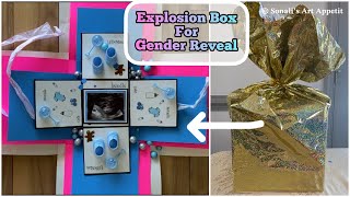 Gender Reveal Party Ideas  Gender Reveal Ideas  Gender Reveal Explosion Box  Boy or Girl [upl. by Nisior]