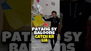 patang Sy Baloon Catch Kr Lia 😱kiteflying patang hiphop rap [upl. by Schaeffer]