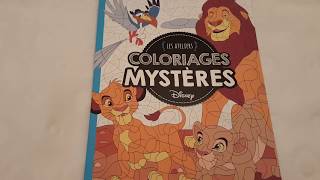 Les Ateliers Disney Coloriages mystères [upl. by Ramal]