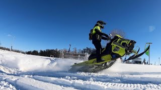 2024 Snowmobiling Post Blizzard  Ditch Banging amp Trail Riding [upl. by Ainegue251]