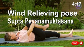 Supta Pavanamuktasana Strengthen Your Spine Relieve Digestion Issues amp Support Reproductive Health [upl. by Adnamma]